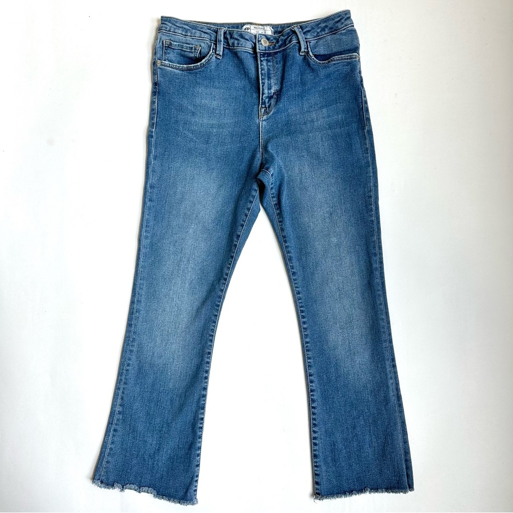 Free People Raw Hem Crop Jeans 31